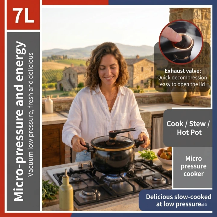 Fat Daddy 7L Micro Pressure Cooker