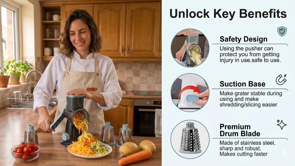 3-in-1 Rotary Cheese Grater Review: 7 Reasons You Need This Now!