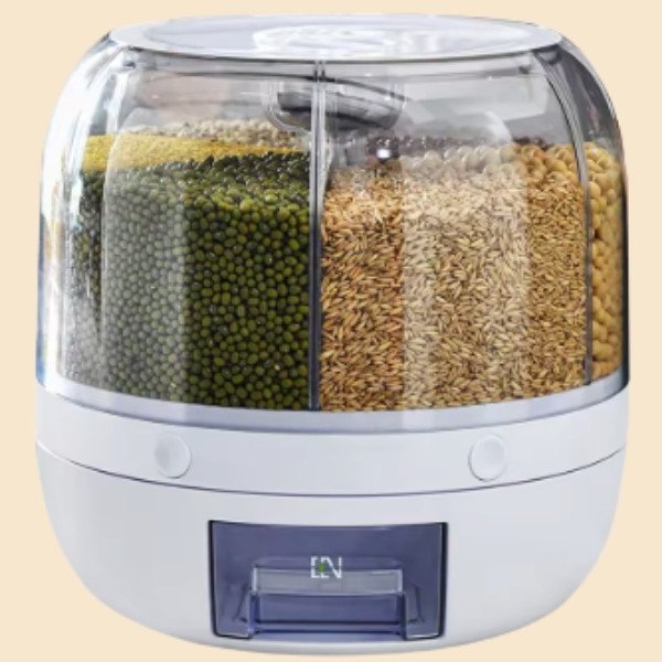 360° Rotating 6-Grid Food Dispenser Review