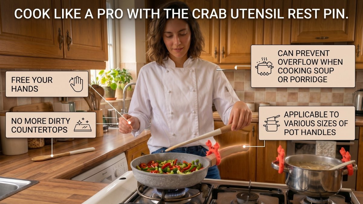 Crab Shaped Silicone Utensil Rest: 7 Insane Reasons You MUST Get This Before It Sells Out!