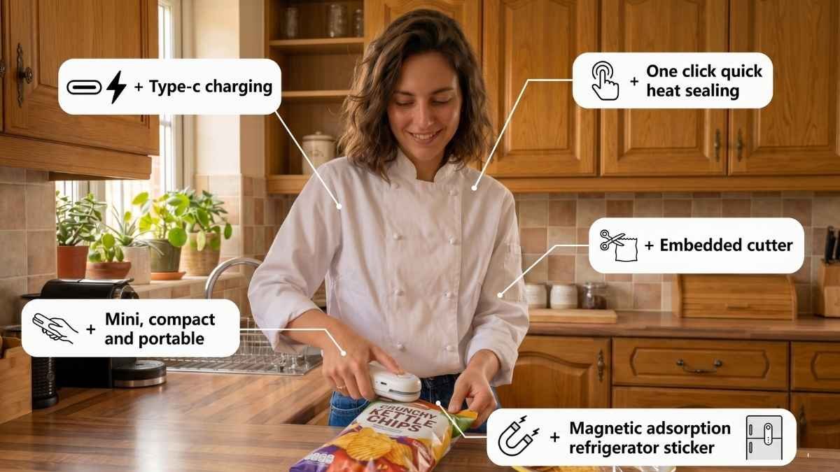Mini Handheld Food Heat Sealer Review