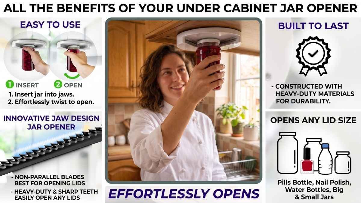 Under Cabinet Jar Opener